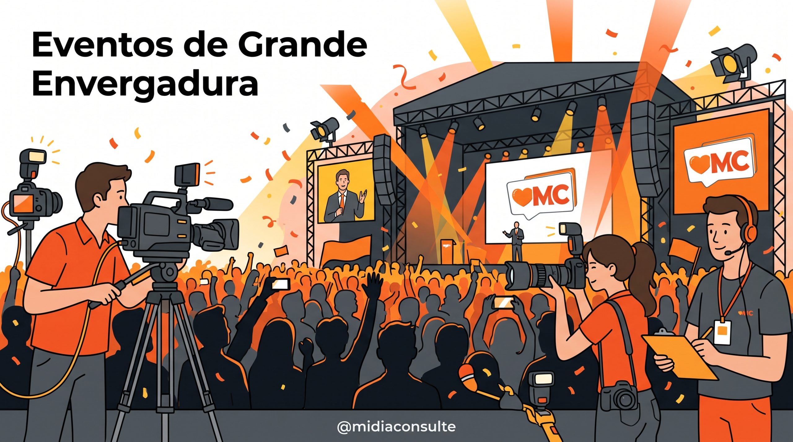 Cobertura de eventos para sua empresa